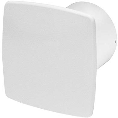 Bathroom Extractor Fan – Multiple Options Including Pull Cord, Timer, Humidity Sensor – Silent or Turbo – Chrome, White and Black Finish Options – Low Energy Consumption ((Turbo) Pull Cord, PNB100)