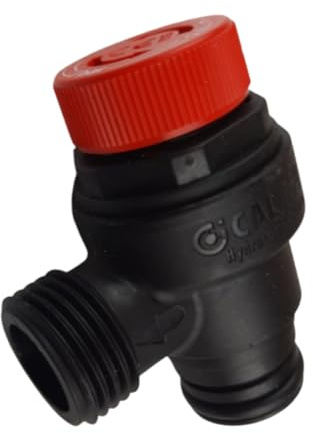 Vaillant EcoTEC Pro/Plus & EcoFIT 1/2 Black Plastic Pressure Relief Valve (PRV) 0020275015 178985