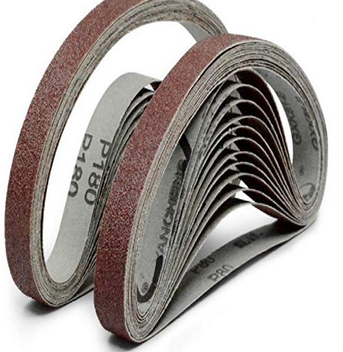 533 * 30mm 60-1000mesh lijadora de banda lijadora de papel para lijadora de banda lijadoras de rueda 20 unids/lote, 80 malla