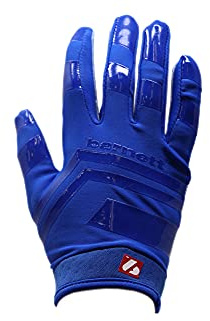 BARNETT FRG-03 Guanti da calcio per ricevitore professionale, RE, DB, RB BLUE (S)