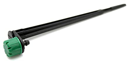 DOJA Barcelona | Irrigatore a Picchetto | 50 Pezzi | Picchetti per Irrigazione | Picchetti Tubo Irrigazione Automatica a Goccia Regolabili 0-40 l/h | Accessori Picchetto per Irrigatori Automatico