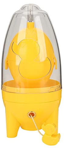 Manual Egg Hand Operated Egg Scrambler Portable Egg Spinner White Yolk Mixer Egg Spinner with Pulling Rope Hand Powered Golden Egg Maker Shaker Whisk Cooking Tool