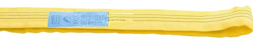 kaiserkraft | Rundschlinge | Tragfähigkeit einfach direkt 3000 kg | VE 2 Stk | gelb | Länge gestreckt 2500 mm