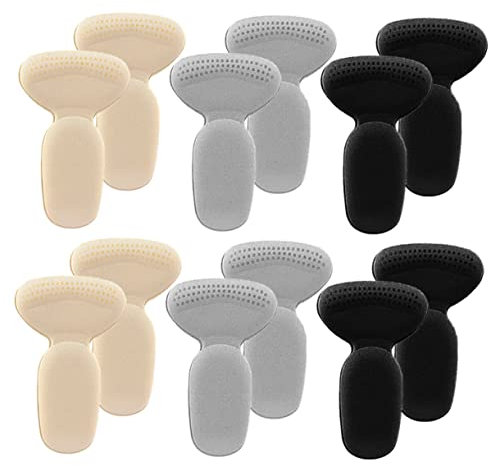 minkissy 6paare High Heel Pads Komfortable Fersenpolster Einlegesohlen Mit Anti-rutsch-noppen Geeignet Für Verschiedene Schuhstile
