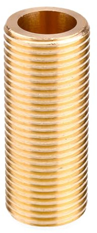 Threaded Nipple 3/4 Inch (25mm), Brass Barrel Running Nipple Threaded Rod Fitting for Tank Connectors, 120mm Long, 19mm Inner Diameter