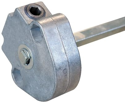Treuil GEIGER Carré 8 Mâle 6P7 avec Fin de Course 1/6 – Compatible Volet Bubendorff – Remplacement Mécanisme de Manœuvre pour Volet Roulant à Manivelle