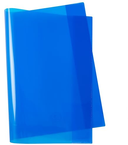 JOLLY Jollycover Heftschoner A4, blau, 25 Stück, extra stark, kinderfest, mit Ultraschallverschweißung, 160µm Polypropylen, umweltfreundlich, für Schulhefte und Bücher