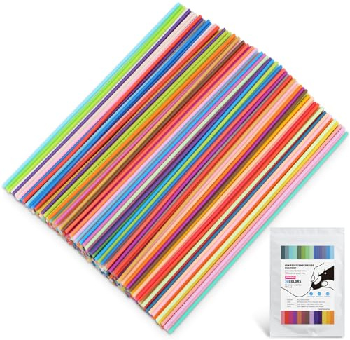 ytorgr 3D penna filament påfyllning för 3doodler start 3D penna 2,5 mm PCL lågtemperatur påfyllningsfodral 30 färger 300 st
