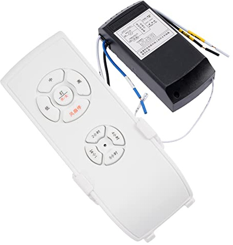 DIYEAH 1 Set kit remoto per ventilatore da soffitto Remoto della ventola di sostituzione universale Controller della luce del soffitto con telecomando lampada da ventola remota addominali