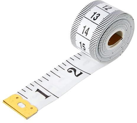 Dual Sided Durable Measuring Tape for Body and waist Measure, Clothes Fabric Sewing Tape Made Of Flexible Fiber Glass,150cm Length (1)