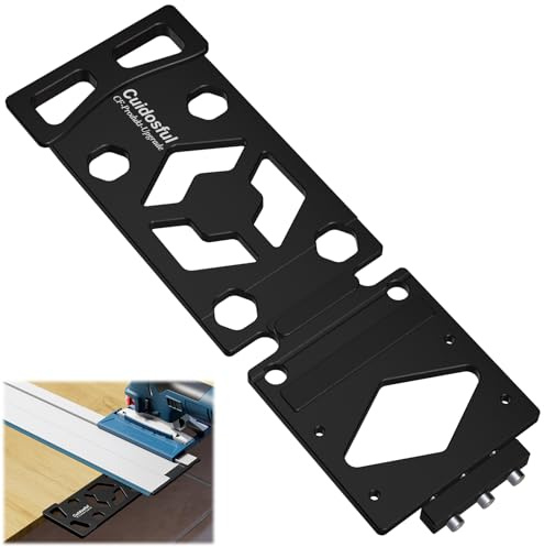 Butée de guidage d'angle pour Bosch FSN - Butée d'angle à 90° en aluminium pour Bosch GST et GKF (avec adaptateur) - Stable, durable, montage facile pour des coupes précises
