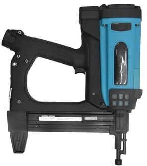 Pneumatic Nail Gun 7. 2V Lithium Battery Gas Steel Air Stapler Tools for Frame and Trunking for Beginners DIY Use(with 1pc Battery)