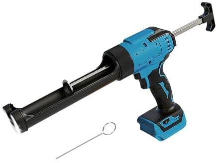 Cordless Caulking Gun for Makita 18V, Electric Silicone Sealant Gun Applicator for 300ml Cartridges with 6 Adjustable Speed & Digital Display & LED Light & Anti-Drip, for Filling Sealing (for Makita)