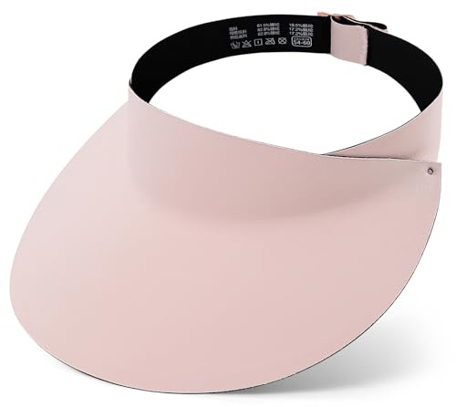 kitcorn Womens Sun Visor Hat Ladies Wide Brim Golf Running Hats UV Protection Moisture-Wicking Cap with Adjustable Strap