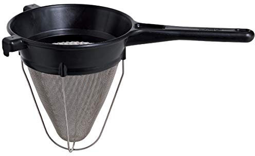 Matfer Bourgeat Chinois Passing Strainer 8 inch/203(Dia) mm, Heat Resistant Exoglass Handle, Soups Purees Conical Sieve, Professional and Home Use | W693