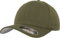 Flexfit Unisex Wooly Combed Baseballkappe, olive, XS/S