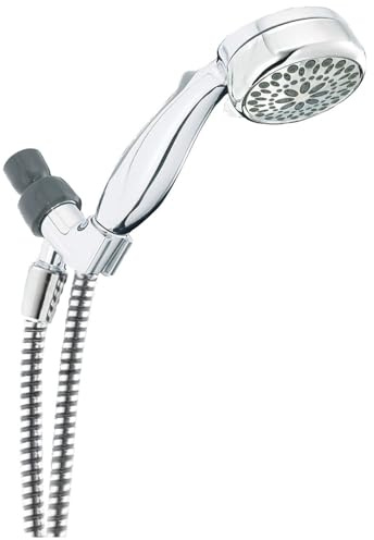 Delta Faucet 7-Spray Touch-Clean Hand Held Shower Head with Hose, Chrome, 75700