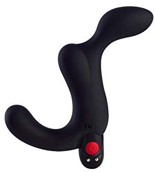 FUN FACTORY Analvibrator DUKE (Schwarz) – Prostatavibrator für Männer MADE IN GERMANY, Analplug mit Massage Bullet aus 100% medizinischem Silikon, hochwertig & hautfreundlich