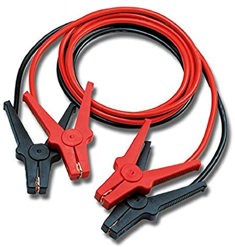 AEG Cavo ausiliario di avviamento Alu-Tec, per 12 Volt e 24 Volt, in borsa da trasporto, 2 x 3m, conforme a DIN 72553