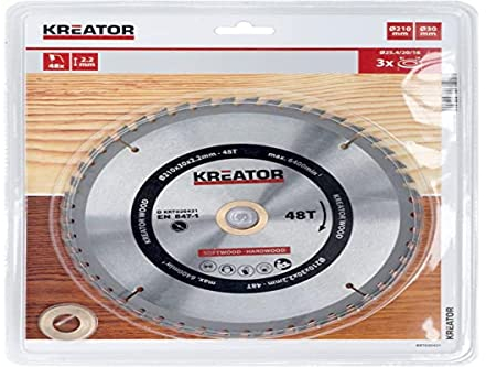Kreator KRT020421 Wood Saw Blade 210 mm 48d