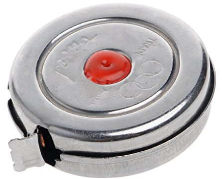 Cuigu Mini Retractable Tape - Edelstahl Holzbearbeitung Retractable Maßband Metric, 2m