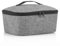 reisenthel coolerbag M pocket twist violet Kühltasche mit Obermaterial aus recycelten PET-Flaschen Ideal für das Mittagessen unterwegs, Farbe:schwarz