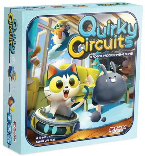 Plaid Hat Games - Quirky Circuits Penny and Gizmo's Snow Day -Brettspiel - Ab 7 Jahren - 2 bis 4 Spieler -Englische