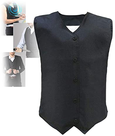 Gilet résistant aux poignards, vêtements de sécurité tactique, coupe anti-couteau, gilet à col en V invisible, acier de manganèse, protection thoracique