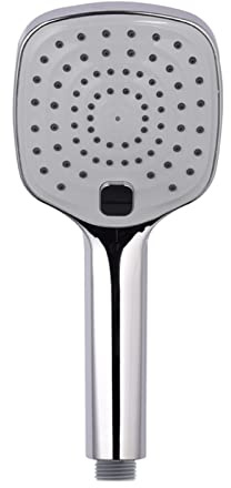 Youngran Rainfall Shower Set Bathroom Accessories Shower Head High Pressure Complete Overhead Star Rain Water Saving Tap Supplies Leisurely (Color : Chrome Shower Head)