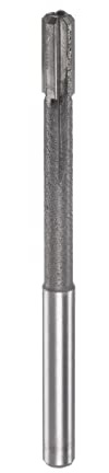 sourcing map Hartmetall Reibahle 6.1 mm, 4 Schneidig, H8/H7 Genauigkeit, Sandstrahlbeschichtung Maschinenreibahle für Metall Holz Loch Reiben, Gerade Nut Hochgeschwindigkeitsstahl Werkzeug