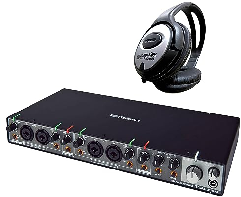 Roland Rubix44 4x4 USB Audio Interface + Keepdrum Headphones