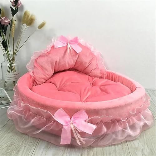 Hundebett mit Bezug, Höhle, Hundeversteck, Hundeschlafplatz, Hundehöhlenbett, Anti-Angst, rutschfest, waschbar, winddicht, warm, weich, ideal for Welpen und mittelgroße Hunde, Haustierbett, Hundebetth