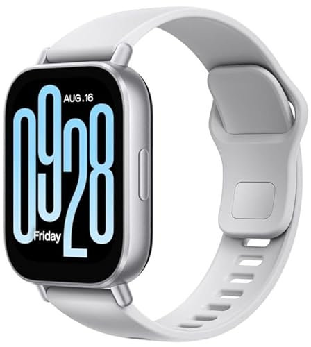 Xiaomi Redmi Watch 5 Active, Display LCD da 2, 3 microfoni e altoparlante, durata fino a 18 giorni, oltre 140 modalità sportive, argento