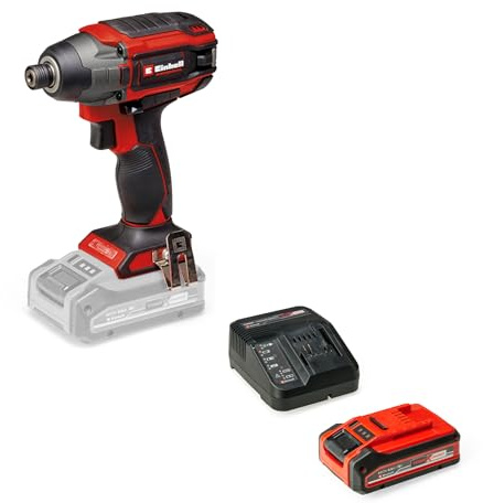Einhell Professional Akku-Schlagschrauber TP-CI 18/220 Li BL Power X-Change (18 V, 220 Nm, Brushless, Innensechskant-Aufnahme, Drehzahlregulierung, inkl. 4,0 Ah PLUS Akku)
