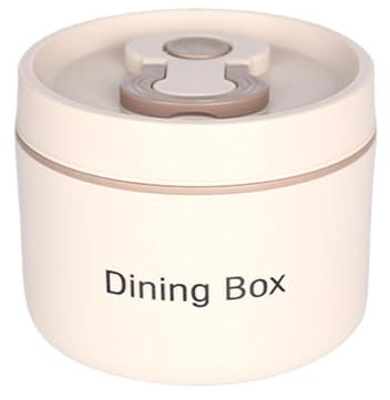 Récipient alimentaire isotherme étanche de 650 ml en acier inoxydable 304 avec couvercle, pot à soupe thermique portable et boîte à déjeuner avec poignée pour le bureau, l'école et les voyages | Garde