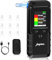 Alcohol Breathalyzer Tester with Electrochemical Sensor: Professional Digital Breathalyser with Counter – Portable Rechargeable High Accuracy Breath Test Device for Personal Professional Use Black
