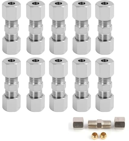 Ensemble De 10 Connecteurs De Câble De Frein De 4,75 Mm - Kit De Remplacement Pour Câble De Frein Sans Raccord - Facile À Installer - Pièces De Qualité Pour Système De Freinage
