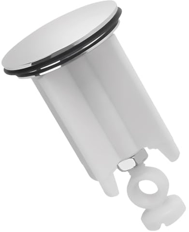 KIRZAX Scarico per Lavabo, Tappo Lavandino Bagno 40 mm,Tappo Bidet Universale,Tappo per Lavabo Altezza Regolabile, Tappo di Scarico per Lavabo, per Lavandini e Scarichi, Lavabo da Cucina e Bagno