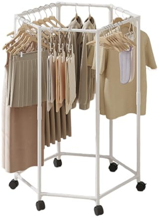 Lnhgh Secador de Ropa | Secador Hexagonal para Secado de Ropa,Soporte de Secado Ahorro de Espacio para Ropa Cubierta Toalla Abrigo Interior Exterior