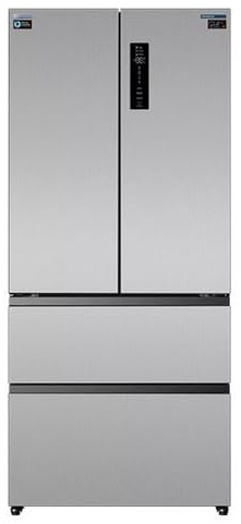 INFINITON ELECTRONICS Frigorifico Americano FRD-580Q90XEN, 190 cm de Altura, 458 Litros, E, Inox, Total No Frost, Inox