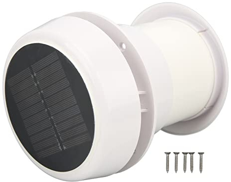 Klanata DC12V RV Extractor de Techo Ventilación Silenciosa con Energía Solar para Campistas Caravanas Barcos Yates