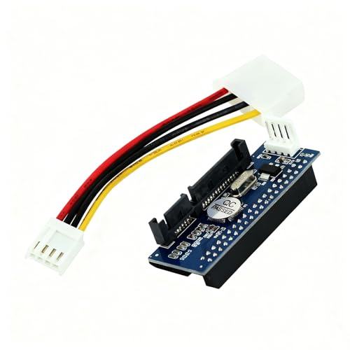GERUI Adaptador IDE a SATA, adaptador PATA a SATA, compatible con disco duro IDE de 39 pines IDE HDDsIDE/PATA de 39 pines a SATA hembra