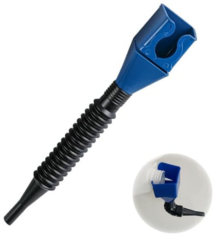 Imbuto Flessibile per il Rifornimento di Carburante, Strumento per Adulti per Versare Carburante, Con Supporto in Plastica Resistente, Universale per Auto, Moto e Attrezzature con Orifizio Stretto