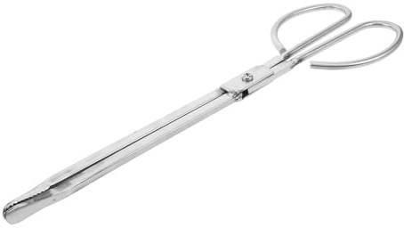SHINEOFI Pinzas para Chimenea de Acero Inoxidable 36cm Antideslizantes y Resistentes Corrosión para Fogatas al Aire Libre y Patios Traseros