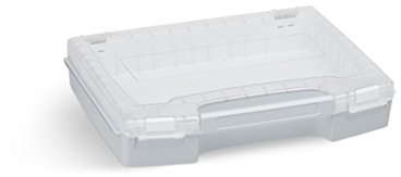L-BOXX Sortimo i-BOXX 72 in grau | Aufbewahrungsbox Kleinteile Kunststoff | Ordnungssystem Kleinteile | Idealer Sortimentskasten klein