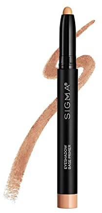 Sigma Beauty Eyeshadow Primer Base – Professional Grade Eye Primer Crayon w/ Sleek Retractable Tip for Long-Lasting Makeup & All-Day Color Payoff, Prevents Creasing (Ignite, Light Caramel Matte)