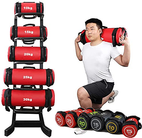 YZBBSH Fitness Gewichtssack Sandbag 5kg 10kg 15kg 25kg 30kg Power Bag Sandsack Gewicht Training für Ausdauertraining Krafttraining Heavy Duty Weight Sandsäcke (ohne Sand)
