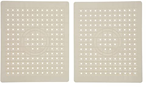 Alvinlite 2er-Pack Spülbeckenmatte, Rutschfester Spülmatte für Spülbecken, Gummi Langlebig Spülbecken Matte,10 x 12