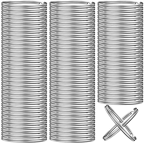 100 llaveros de 25 mm de diámetro para llavero