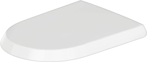 Asiento inodoro Duravit Qatego Compact, soft-close, blanco alto brillo, 425x368x44mm, 0027490000